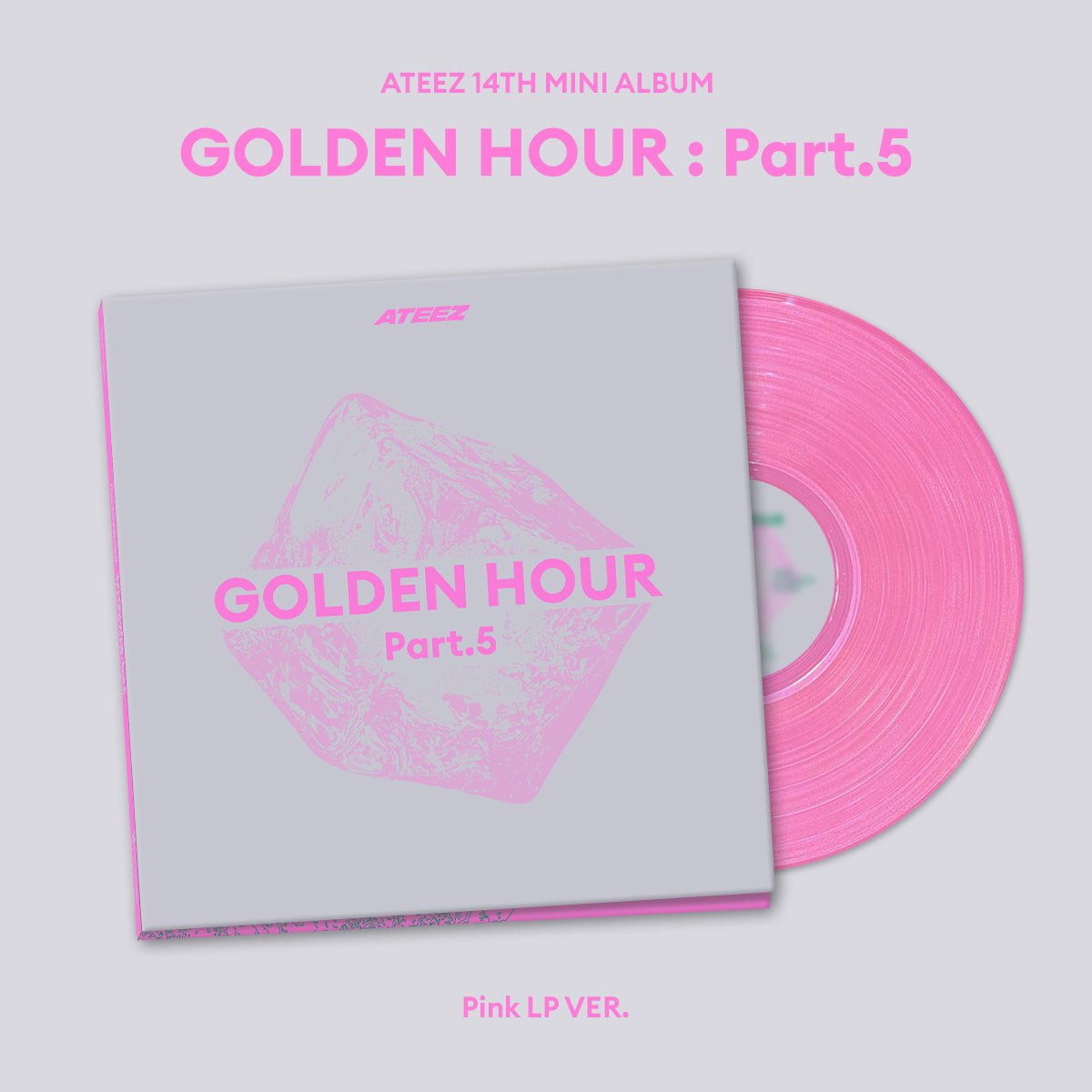 ATEEZ - GOLDEN HOUR  Part.5 - Pink LP Version