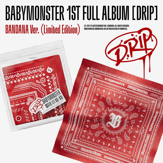BABYMONSTER - DRIP - BANDANA Version