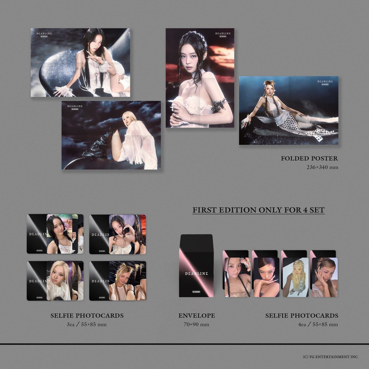 BLACKPINK - DEADLINE - SILVER Version