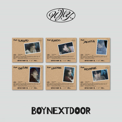 BOYNEXTDOOR - WHY.. - LETTER Version
