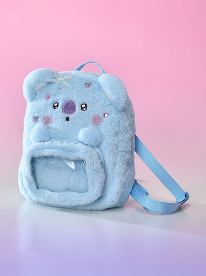 BT21 - [minini RIBBONED U] CLEAR POCKET PLUSH