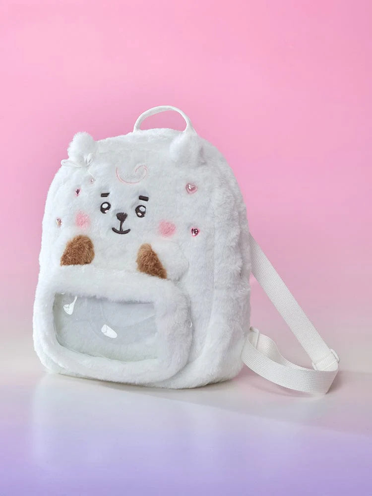 BT21 - [minini RIBBONED U] CLEAR POCKET PLUSH