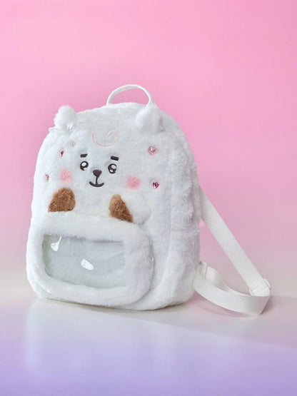 BT21 - [minini RIBBONED U] CLEAR POCKET PLUSH