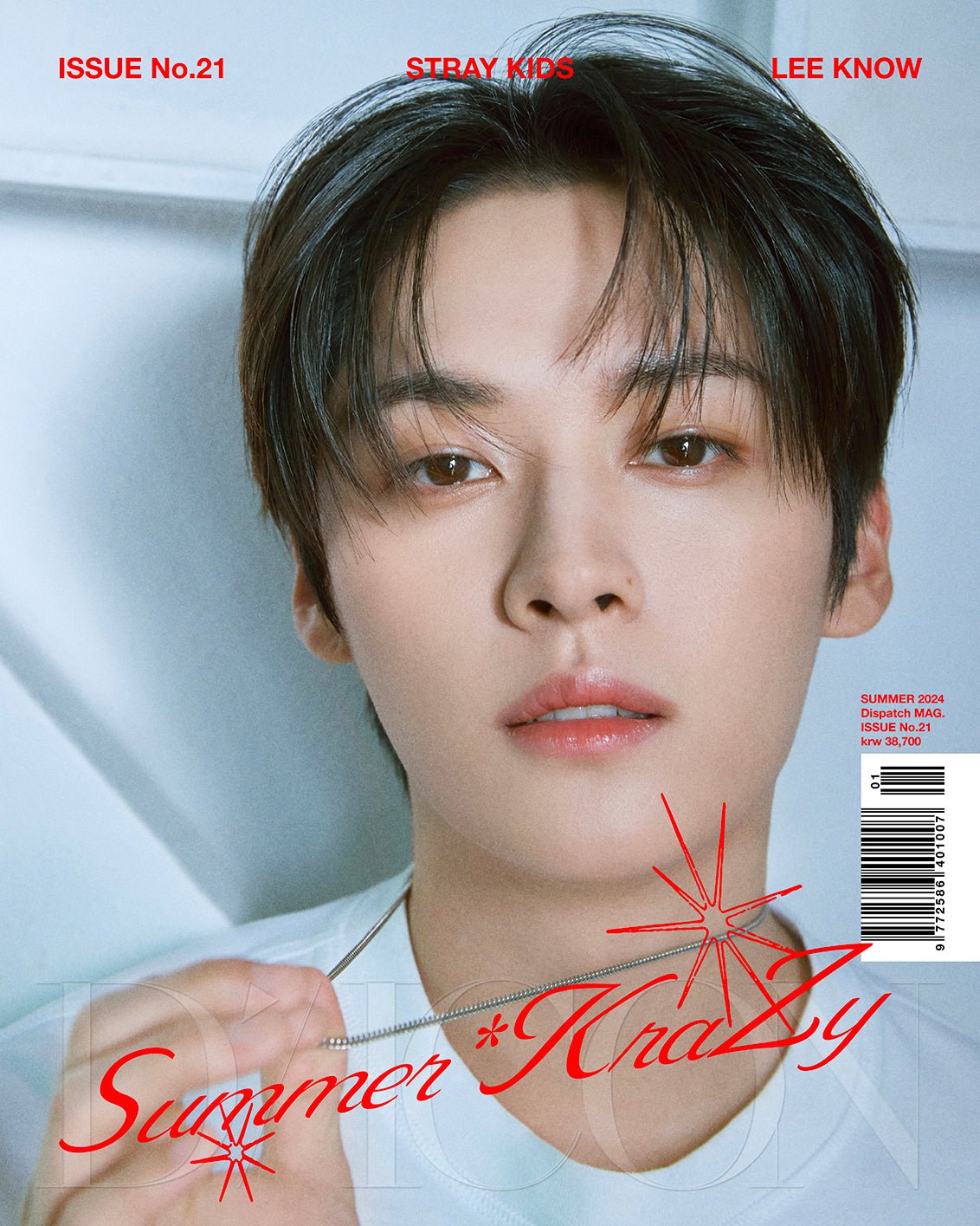 DICON VOLUME N°21 STRAY KIDS : Summer KraZy - Cover : STRAY KIDS LEE KNOW TYPE A