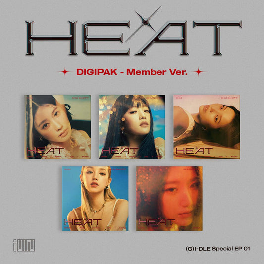 (G)I-DLE - HEAT - DIGIPAK - MEMBER Version