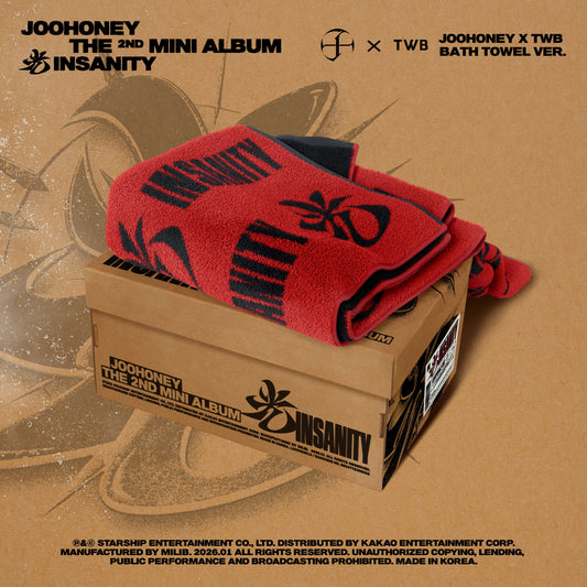 JOOHONEY - 光 (INSANITY) - JOOHONEY X TWB BATH TOWEL Version