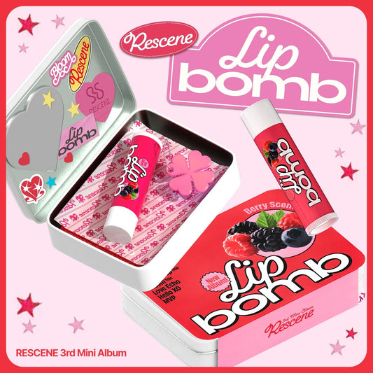 RESCENE - 3° Mini Album [lip bomb] lip balm Ver.