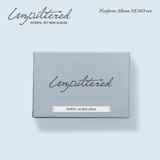 WONPIL - Unpiltered - Platform Album NEMO Version