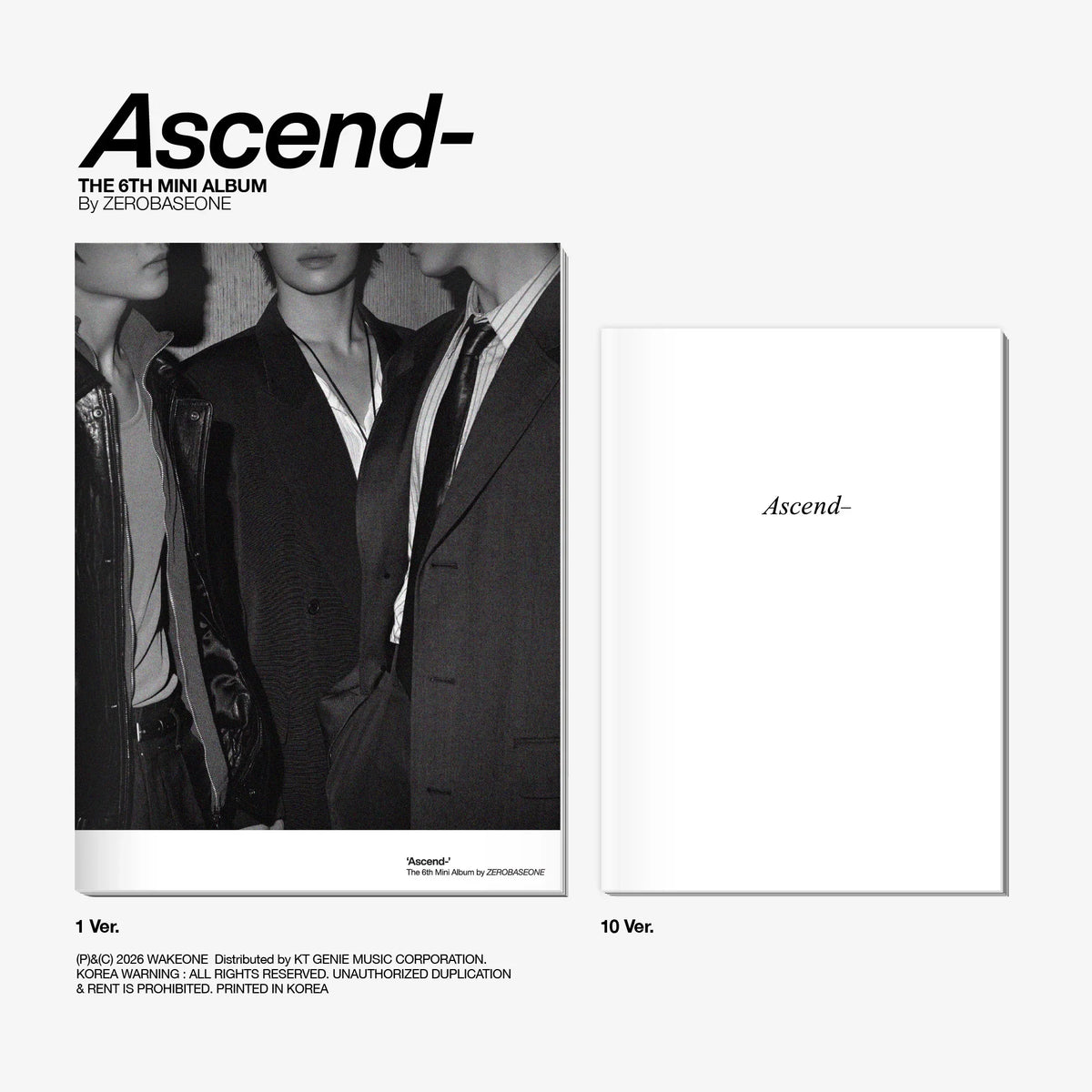ZEROBASEONE - Ascend- - Photobook Version