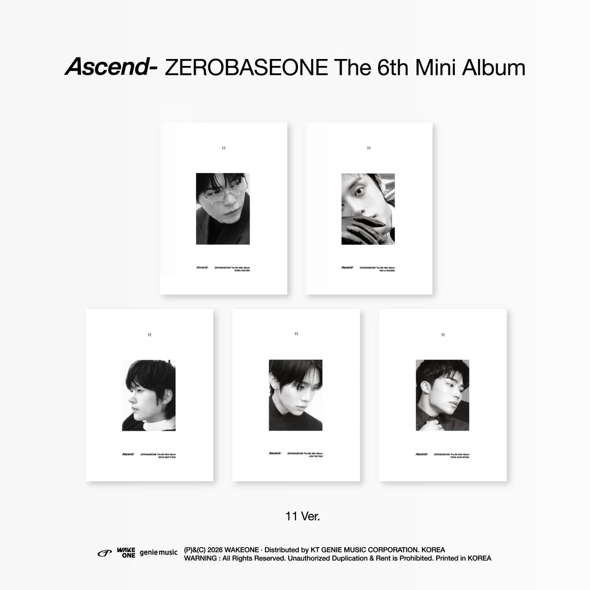 ZEROBASEONE - Ascend- - 11 Version