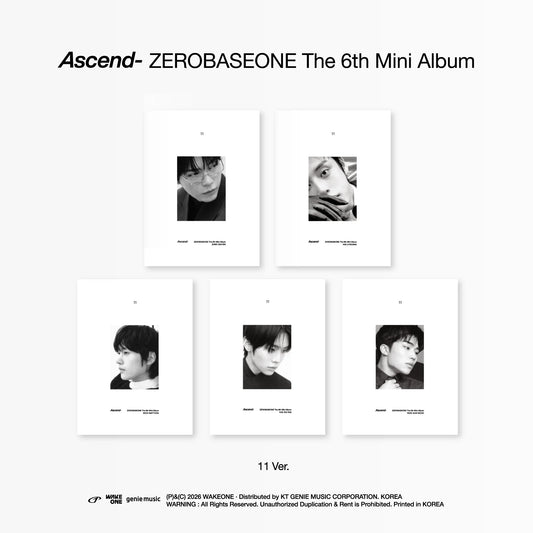 ZEROBASEONE - Ascend- - 11 Versioni