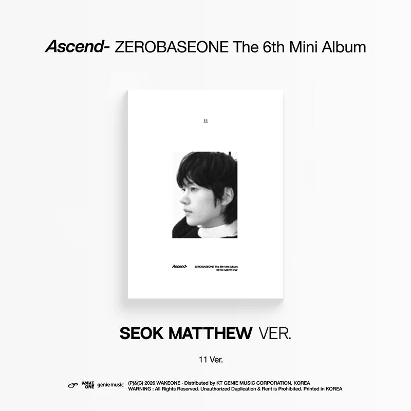 ZEROBASEONE - Ascend- - 11 Version